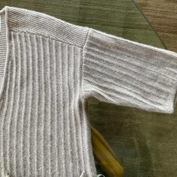 Burning Torch Chappelle Kimono Cardigan Mauve cashmere (size medium) - Picture 3 of 8